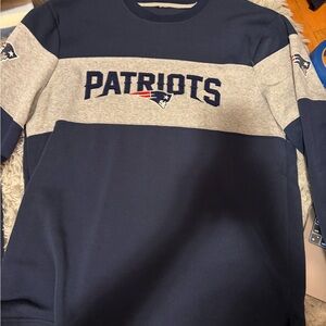 Patriots Navy and Gray Sweater